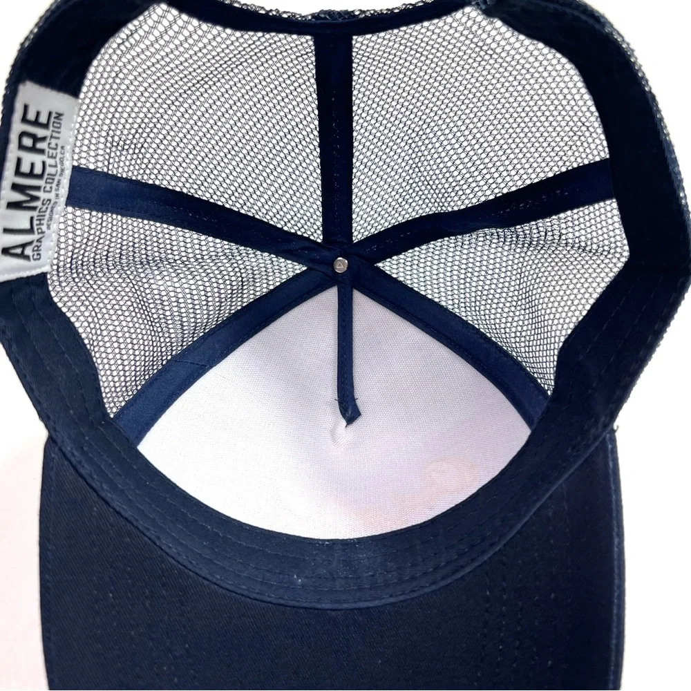 Almere Out of Office Trucker Hat Embroidered Blue - Picture 6 of 9
